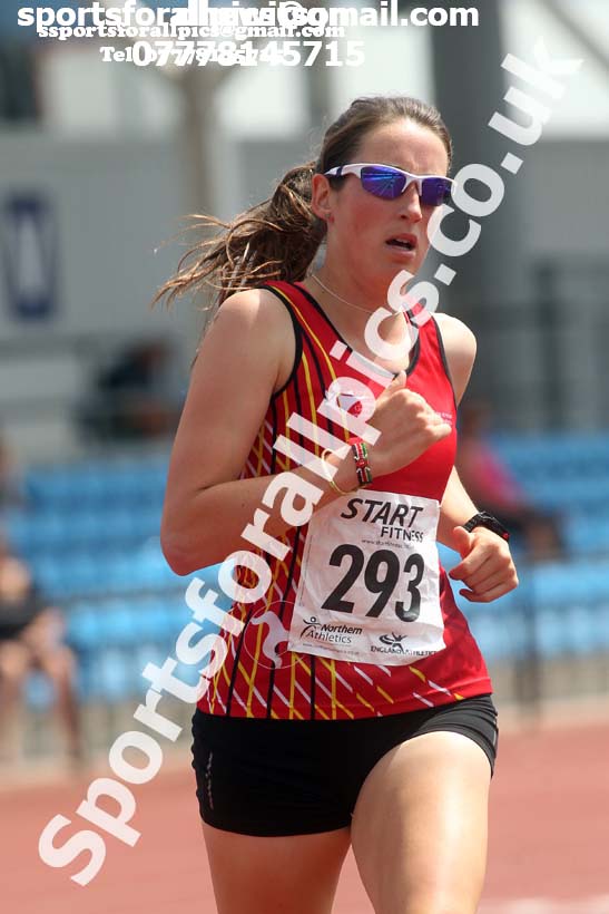 Senior womens 5000 metres, Northern Senior and Under-20s Champs., Sports City, Manchester. Photo: David T. Hewitson/Sports for All Pics